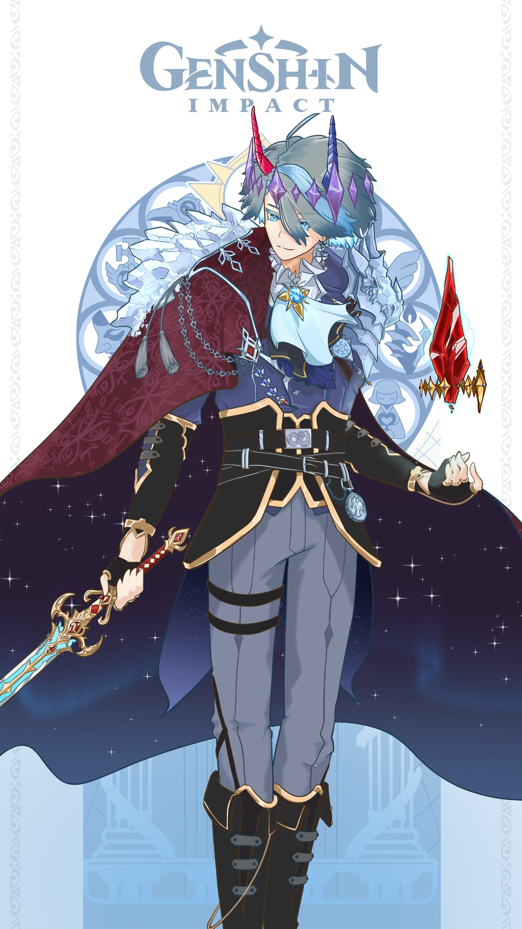 Kevzo8 VTuber character - Winter Tsar